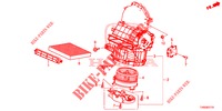 VERWARMING AANJAGER (LH) voor Honda CIVIC 1.8 EXECUTIVE 5 deuren 5-traps automatische versnellingsbak 2015
