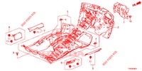 VLOERMAT/ISOLATOR  voor Honda CIVIC 1.8 EXECUTIVE 5 deuren 5-traps automatische versnellingsbak 2015