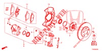 VOOR REM  voor Honda CIVIC 1.8 EXECUTIVE 5 deuren 5-traps automatische versnellingsbak 2015
