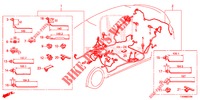 BEDRADINGSBUNDEL (3) (LH) voor Honda CIVIC 1.4 ELEGANCE 5 deuren 6-versnellings handgeschakelde versnellingsbak 2016