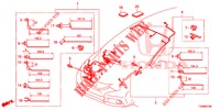 BEDRADINGSBUNDEL (4) (LH) voor Honda CIVIC 1.4 ELEGANCE 5 deuren 6-versnellings handgeschakelde versnellingsbak 2016