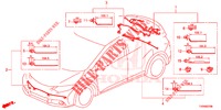 BEDRADINGSBUNDEL (5) voor Honda CIVIC 1.4 ELEGANCE 5 deuren 6-versnellings handgeschakelde versnellingsbak 2016
