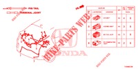 ELEKTRISCHE AANSLUITING (ARRIERE) voor Honda CIVIC 1.4 ELEGANCE 5 deuren 6-versnellings handgeschakelde versnellingsbak 2016