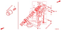 OLIEPOMP (1.4L) voor Honda CIVIC 1.4 ELEGANCE 5 deuren 6-versnellings handgeschakelde versnellingsbak 2016