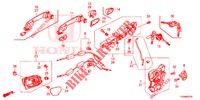 VOOR PORTIER SLOTEN/BUITEN HENDEL  voor Honda CIVIC 1.4 ELEGANCE 5 deuren 6-versnellings handgeschakelde versnellingsbak 2016
