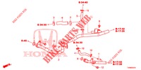 WATERSLANG/VERWARMING KANAAL (DIESEL) voor Honda CIVIC DIESEL 1.6 EXECUTIVE NAVI EDITION X 5 deuren 6-versnellings handgeschakelde versnellingsbak 2016