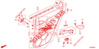 ACHTER PORTIER VOERING(4DE)  voor Honda CIVIC DIESEL 1.6 LIFSTYLE 5 deuren 6-versnellings handgeschakelde versnellingsbak 2016