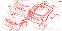 ACHTERKLEP PANEEL(2DE)  voor Honda CIVIC DIESEL 1.6 LIFSTYLE 5 deuren 6-versnellings handgeschakelde versnellingsbak 2016