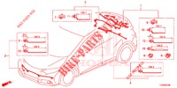 BEDRADINGSBUNDEL (5) voor Honda CIVIC DIESEL 1.6 LIFSTYLE 5 deuren 6-versnellings handgeschakelde versnellingsbak 2016