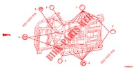 DOORVOERTULLE (INFERIEUR) voor Honda CIVIC DIESEL 1.6 LIFSTYLE 5 deuren 6-versnellings handgeschakelde versnellingsbak 2016