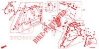KOFFERBAK ZIJ BEKLEDING  voor Honda CIVIC DIESEL 1.6 LIFSTYLE 5 deuren 6-versnellings handgeschakelde versnellingsbak 2016