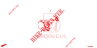 MISTLAMP  voor Honda CIVIC DIESEL 1.6 LIFSTYLE 5 deuren 6-versnellings handgeschakelde versnellingsbak 2016
