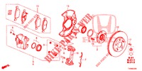 VOOR REM  voor Honda CIVIC DIESEL 1.6 LIFSTYLE 5 deuren 6-versnellings handgeschakelde versnellingsbak 2016