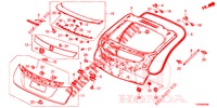 ACHTERKLEP PANEEL(2DE)  voor Honda CIVIC 1.8 COMFORT 5 deuren 6-versnellings handgeschakelde versnellingsbak 2016