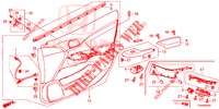 VOOR PORTIER VOERING (LH) voor Honda CIVIC 1.8 COMFORT 5 deuren 6-versnellings handgeschakelde versnellingsbak 2016