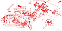 INSTRUMENTEN PANEEL BOVEN (LH) voor Honda CIVIC 1.0 S 5 deuren CVT versnellingsbak 2017