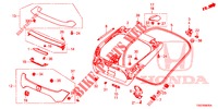ACHTERKLEP PANEEL(2DE)  voor Honda CIVIC 1.5 PRESTIGE 5 deuren 6-versnellings handgeschakelde versnellingsbak 2017
