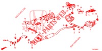 UITLAATPIJP/GELUIDDEMPER (1.5L) (1) voor Honda CIVIC 1.5 PRESTIGE 5 deuren 6-versnellings handgeschakelde versnellingsbak 2017