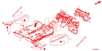 VLOERMAT/ISOLATOR  voor Honda CIVIC 1.5 PRESTIGE 5 deuren 6-versnellings handgeschakelde versnellingsbak 2017