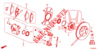 VOOR REM (2) voor Honda CIVIC 1.5 PRESTIGE 5 deuren 6-versnellings handgeschakelde versnellingsbak 2017