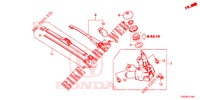 ACHTER RUITEWISSER  voor Honda CIVIC 1.5 SPORT PLUS 5 deuren 6-versnellings handgeschakelde versnellingsbak 2017