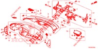 INSTRUMENTEN PANEEL BOVEN (LH) voor Honda CIVIC 1.5 SPORT PLUS 5 deuren 6-versnellings handgeschakelde versnellingsbak 2017