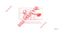 SLEUTEL CILINDER SET (INTELLIGENT) voor Honda CIVIC 1.5 SPORT PLUS 5 deuren 6-versnellings handgeschakelde versnellingsbak 2017