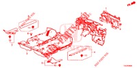 VLOERMAT/ISOLATOR  voor Honda CIVIC 1.5 SPORT PLUS 5 deuren 6-versnellings handgeschakelde versnellingsbak 2017