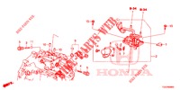 WISSELHENDEL(MT)  voor Honda CIVIC 1.5 SPORT PLUS 5 deuren 6-versnellings handgeschakelde versnellingsbak 2017