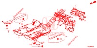VLOERMAT/ISOLATOR  voor Honda CIVIC  1.5 SPORT PLUS 5 deuren CVT versnellingsbak 2017
