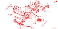 ACHTER BUMPER  voor Honda CIVIC DIESEL 1.6 ENTRY 5 deuren 6-versnellings handgeschakelde versnellingsbak 2018