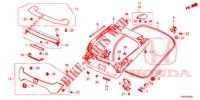 ACHTERKLEP PANEEL(2DE)  voor Honda CIVIC DIESEL 1.6 ENTRY 5 deuren 6-versnellings handgeschakelde versnellingsbak 2018