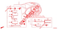 BEDRADINGSBUNDEL (6) (LH) voor Honda CIVIC DIESEL 1.6 ENTRY 5 deuren 6-versnellings handgeschakelde versnellingsbak 2018