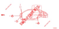 DOORVOERTULLE (LATERAL) voor Honda CIVIC DIESEL 1.6 ENTRY 5 deuren 6-versnellings handgeschakelde versnellingsbak 2018