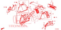 KOFFERBAK ZIJ BEKLEDING  voor Honda CIVIC DIESEL 1.6 ENTRY 5 deuren 6-versnellings handgeschakelde versnellingsbak 2018