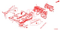 VLOERMAT/ISOLATOR  voor Honda CIVIC DIESEL 1.6 ENTRY 5 deuren 6-versnellings handgeschakelde versnellingsbak 2018