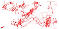 VOOR PORTIER SLOTEN/BUITEN HENDEL  voor Honda CIVIC DIESEL 1.6 ENTRY 5 deuren 6-versnellings handgeschakelde versnellingsbak 2018