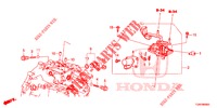 WISSELHENDEL(MT)  voor Honda CIVIC DIESEL 1.6 ENTRY 5 deuren 6-versnellings handgeschakelde versnellingsbak 2018