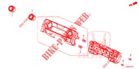 AIR CONDITIONER BEDIENING (2) voor Honda CIVIC DIESEL 1.6 ENTRY 5 deuren 9-traps automatische versnellingsbak 2018
