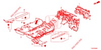 VLOERMAT/ISOLATOR  voor Honda CIVIC DIESEL 1.6 ENTRY 5 deuren 9-traps automatische versnellingsbak 2018