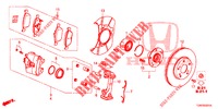 VOOR REM (2) voor Honda CIVIC DIESEL 1.6 ENTRY 5 deuren 9-traps automatische versnellingsbak 2018