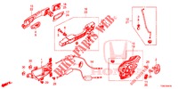 ACHTER PORTIER SLOTEN/BUITEN HENDEL  voor Honda CIVIC DIESEL 1.6 MID 5 deuren 9-traps automatische versnellingsbak 2018