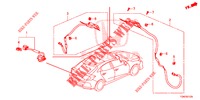 ANTENNE GPS / CAMERA ACHTERUITZICHT voor Honda CIVIC DIESEL 1.6 MID 5 deuren 9-traps automatische versnellingsbak 2018