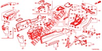 CONSOLE (LH) voor Honda CIVIC DIESEL 1.6 MID 5 deuren 9-traps automatische versnellingsbak 2018
