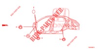 DOORVOERTULLE (LATERAL) voor Honda CIVIC DIESEL 1.6 MID 5 deuren 9-traps automatische versnellingsbak 2018