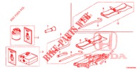 GEREEDSCHAP/KRIK  voor Honda CIVIC DIESEL 1.6 MID 5 deuren 9-traps automatische versnellingsbak 2018