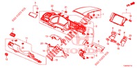 INSTRUMENTEN AFWERKING (COTE DE CONDUCTEUR) (LH) voor Honda CIVIC DIESEL 1.6 MID 5 deuren 9-traps automatische versnellingsbak 2018