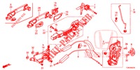 VOOR PORTIER SLOTEN/BUITEN HENDEL  voor Honda CIVIC DIESEL 1.6 MID 5 deuren 9-traps automatische versnellingsbak 2018