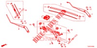 VOOR RUITESPROEIER (LH) voor Honda CIVIC DIESEL 1.6 MID 5 deuren 9-traps automatische versnellingsbak 2018