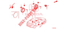 ANTENNE/LUIDSPREKER  voor Honda CIVIC DIESEL 1.6 MID Black Edition 5 deuren 9-traps automatische versnellingsbak 2018